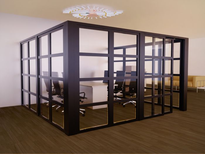Mahmayi Black Aluminum Glass Sliding Door with Full Clear Glass and Tile Per Unit With Free Professional Installation