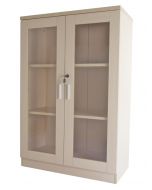 Carre 120 Oak Medium Height Cabinet