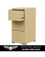 Victory Steel Japan OEM 3 Drawer Steel Filing Cabinet Beige