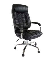 Nasla LO86H Executive High Back Chair Black PU