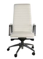 Blanc 263 Executive High Back Chair White PU