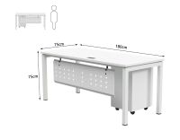 Figura 72-18 White Modern Workstation