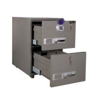 Mahmayi SecurePlus 680-2DK 2 Drawer Fire Filing Cabinet 163Kgs- Digital- For Office and Home.