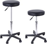 Mahmayi Black LJB61B Height-Adjustable Lab Chairs for Laboratory, Science Lab, Testing Lab Chairs (35x35x58cm)