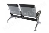 Cosmos JX 2 Seater Metal Bench with cushion