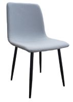 Mahmayi HYDC058 Fabric Cushion Grey Dining Chair for Kitchen, Living Room