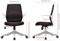 Mahmayi Sihoo Mahmayi M76-1 Height Adjustable Ergonomic Office Chair - Black