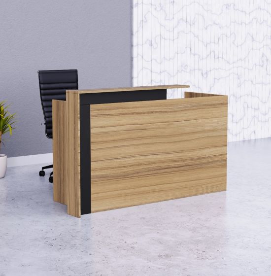 Zelda 26R001 Modern Reception Desk - Coco Bolo