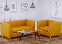 Mahmayi 679 Single Seater PU Sofa - Yellow