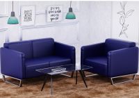 Mahmayi 2850 Single Seater PU Sofa - Blue