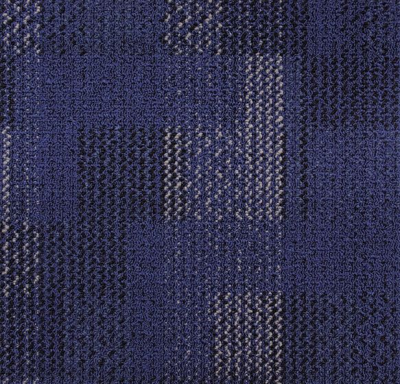 Mahmayi Calgary 100% PP Carpet Tile for Home, Office (50cm x 50cm) Per Square Meter With Free Professional Installation - Royal Blue
