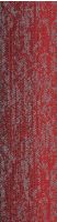 Mahmayi Fairview 100% PP Carpet Tile for Home, Office (25cm x 100cm) Per Square Meter - Red