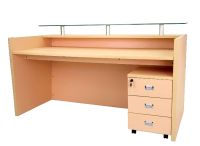 Harrera R06-18 Modern Reception Desk Oak