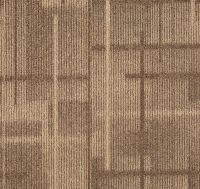 Mahmayi Whitehorse NylonWith Free Professional Installation -66 Carpet Tile for Home, Office (50cm x 50cm) Per Square Meter With Free Professional Installation - Sandal Brown