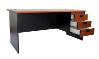 Silini 180 Office Desk with Fixed Drawers
