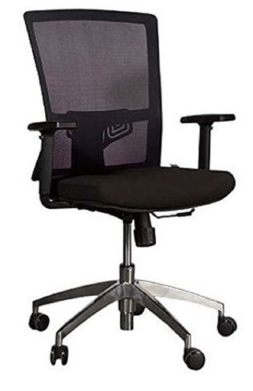 SleekLine 1710 Medium Back Ergonomic Mesh Chair Black