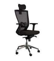 SleekLine 1601B Ergonomic Mesh Chair Black Configurable