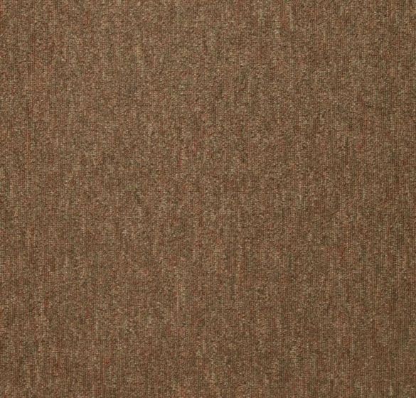 Mahmayi Niagara 100% PP Carpet Tile for Home, Office (50cm x 50cm) Per Square Meter With Free Professional Installation - Wood Brown