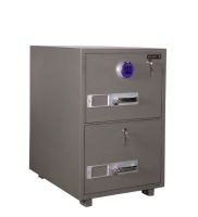 SecurePlus 680-2DK 2 Drawer Fire Filing Cabinet 163Kgs Configurable New