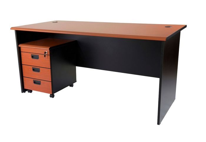 Silini 160 Office Desk with Mobile Drawers