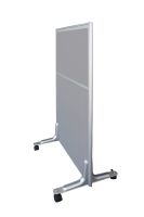Dela GT20 120 Height Fabric 80 Width Aluminium Office Partition Panel with Wheels