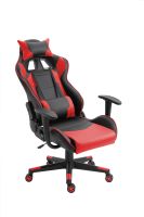 Mahmayi Racer C599 Gaming Chair Red With PU Leatherette & Seat Adjustable Height For Gaming Desks