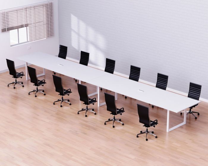 Vorm 136-48 12 Seater White Conference-Meeting Table
