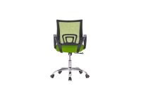 Mahmayi Sleekline 69001 Lowback Chair Green Mesh For Multi-Pupose Places like Homes, Offices, Conference Rooms.