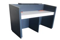 Mahmayi GLW YJ01 180CM MDF Blue Office Reception Desk