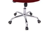 Mahmayi Sleekline 69001 Lowback Chair Red Mesh For Multi-Pupose Places like Homes, Offices, Conference Rooms.