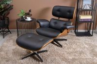 Mahmayi UL UT-9000 Modern Recliner Sofa chair for living room and bedroom with Ottoman - Black
