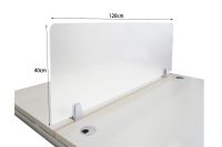 Mahmayi 120x40 cm Desk Dividers Partition Panel - White
