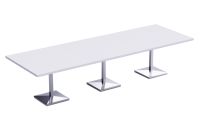 Ristoran 500PE-360 12 Seater Square Modular Pantry Table White