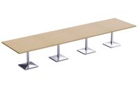 Ristoran 500PE-480 16 Seater Square Modular Pantry Table Oak