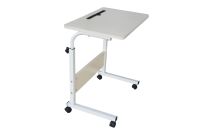 Mahmayi MP3 6040 Desk Height Adjustable Bedside Table - Oak White