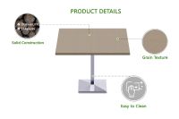 Ristoran 500PE-120 4 Seater Square Modular Pantry Table Linen