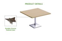 Ristoran 500PE-600 20 Seater Square Modular Pantry Table Oak