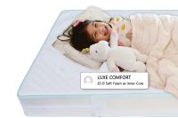 Mahmayi BHB01 Child Wooden Bed - Light Grey with Kids Mattress