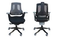 Robotto 608 Medium Back Ergonomic Mesh Chair Black