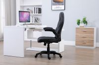 Ultimate Ergonomic Grey Gaming Chair with PU Leatherette