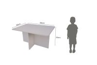 Mahmayi Wooden Child Desk 80*50 Grey