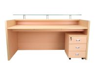 Harrera R06-18 Modern Reception Desk Oak