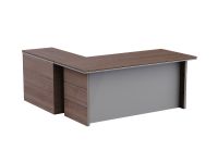 Mahmayi Truffle Davos Oak-Dust Grey ED-2 Executive Desk 180 cm