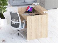 Mahmayi R06 Sand Gladstone Office Reception Desk - 120cm