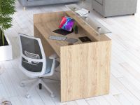 Mahmayi R06 Sand Gladstone Office Reception Desk - 180cm