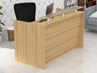 Mahmayi Coco Bolo R06 Light Brown Office Reception Desk - 180cm