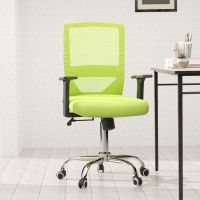 Mahmayi TJ HY-902 Medium Back Mesh Office chair with Lumbar Support Green