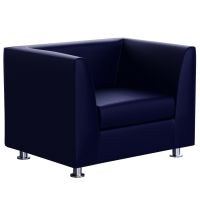 Mahmayi 679 Single Seater PU Sofa - Blue