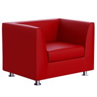 Mahmayi 679 Single Seater PU Sofa - Red