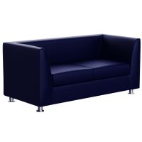 Mahmayi 679 Double Seater PU Sofa - Blue